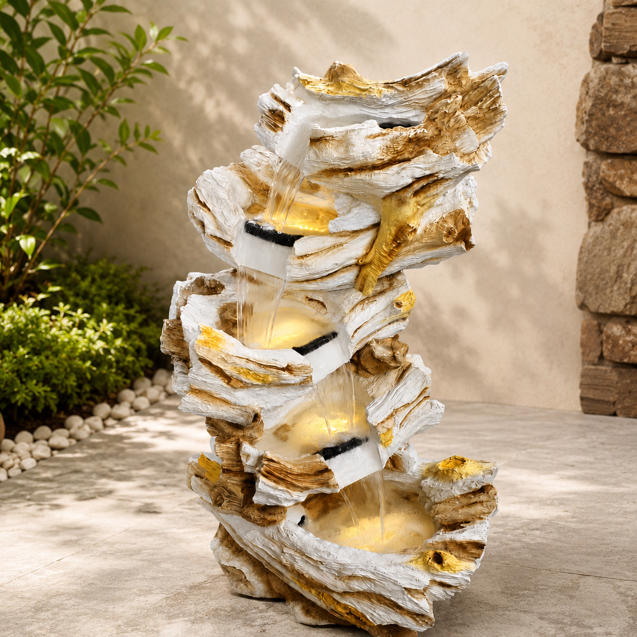 Modern Cascading Driftwood