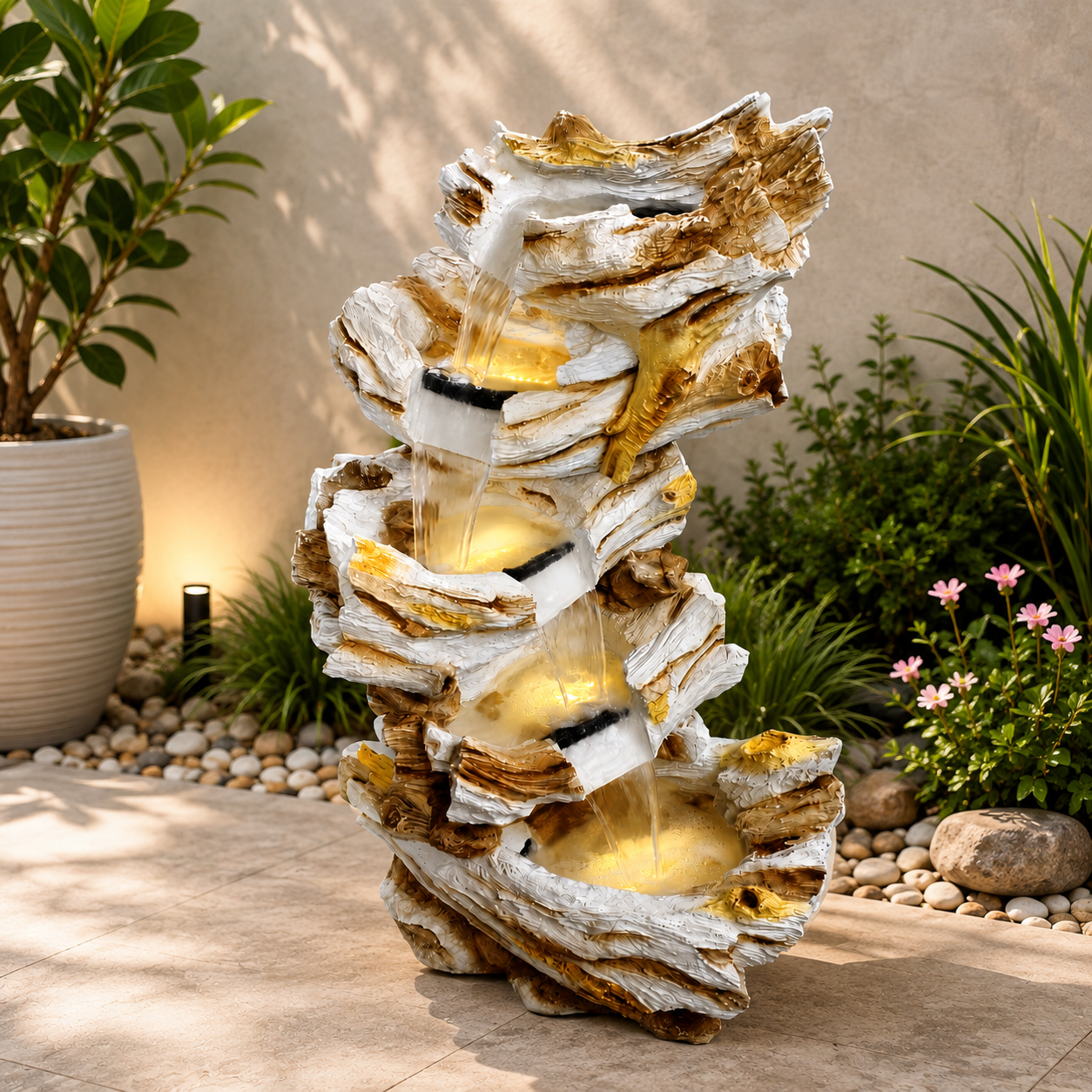 Modern Cascading Driftwood