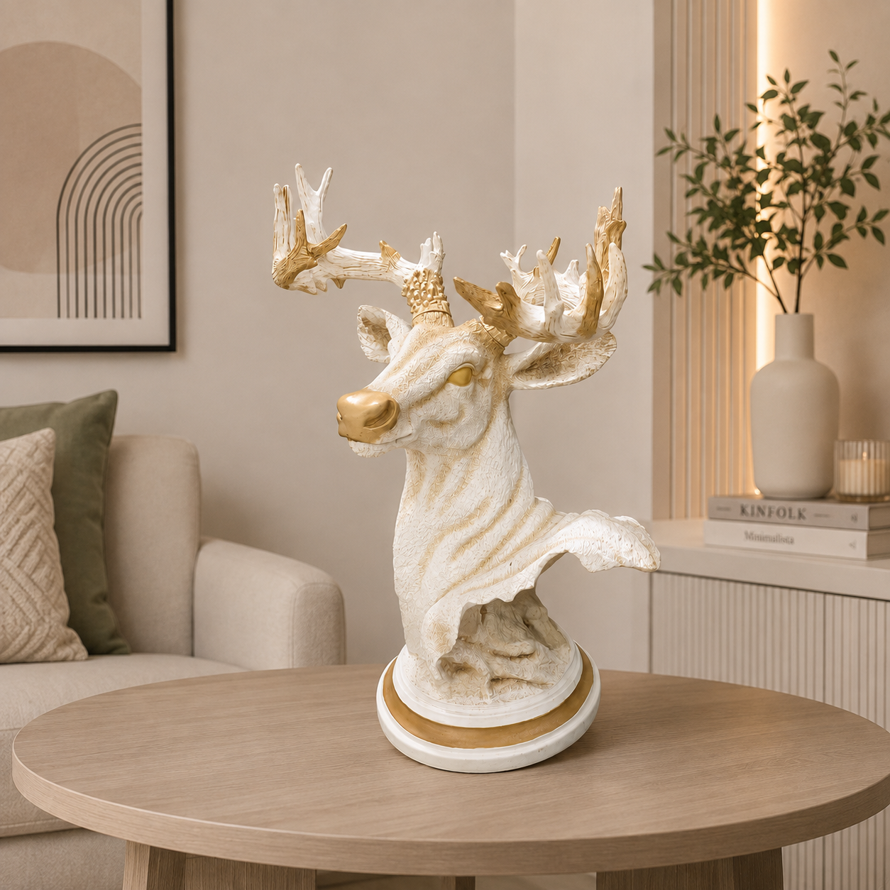 Royal Stag Deer Sculpture