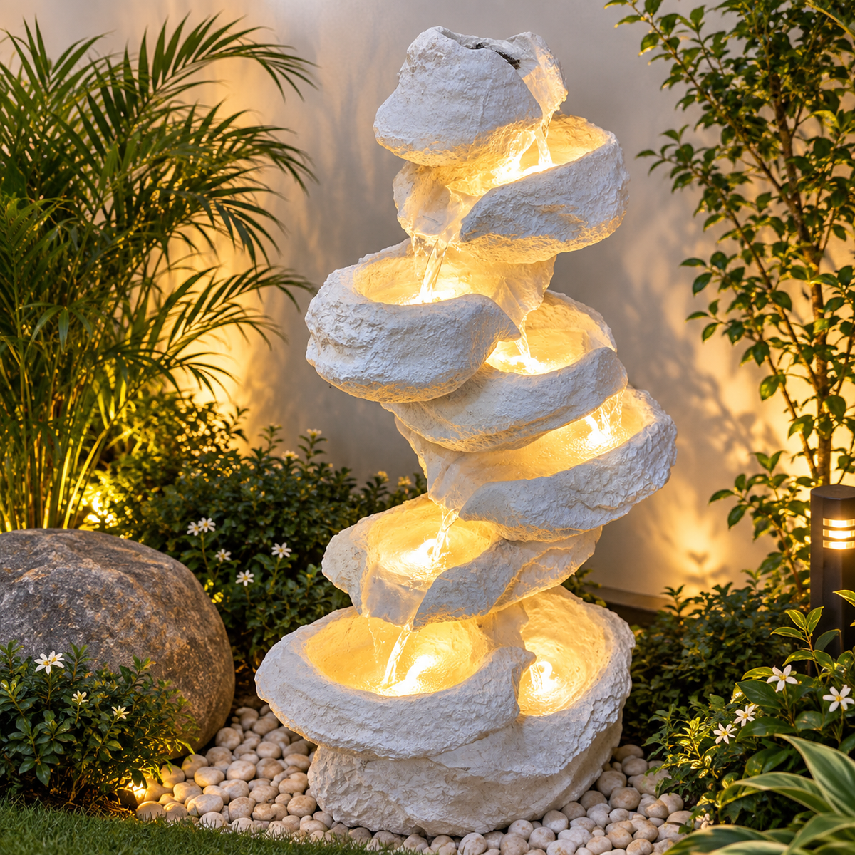 Amber Stonefall Water Fountain
