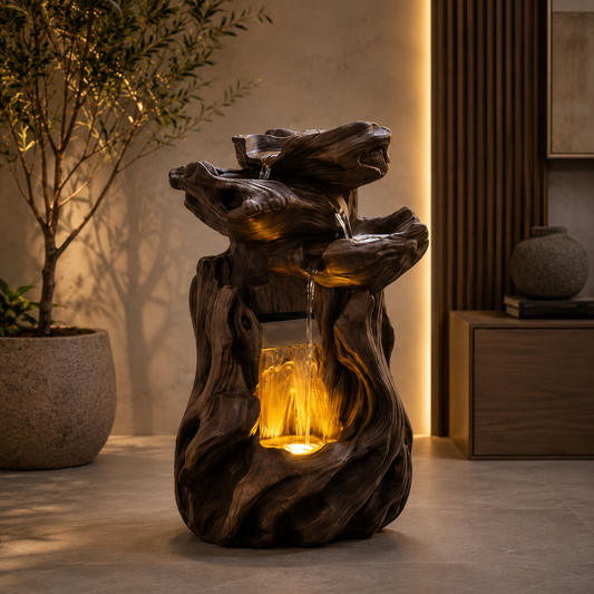 Royal Woodfall Cascading Fountain