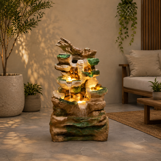 Nature Falls LED Water Fountain