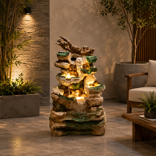 Nature Falls LED Water Fountain