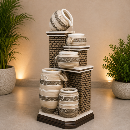 Grand Cascade 4 feet LED Water Fountain