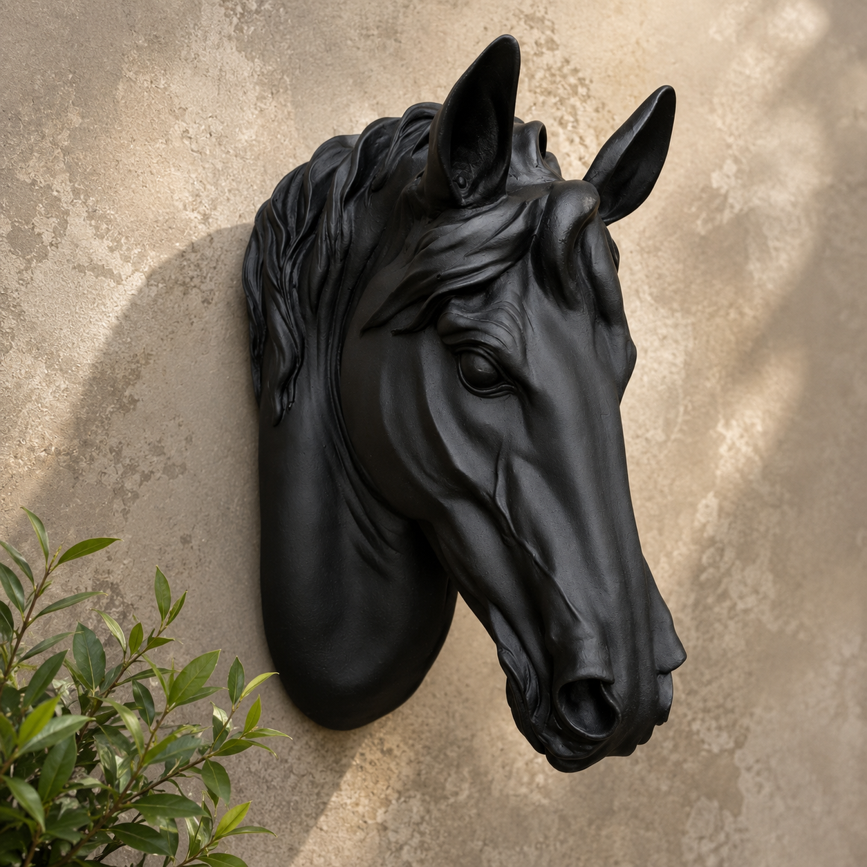 Luxury Horse Head Wall Sculpture