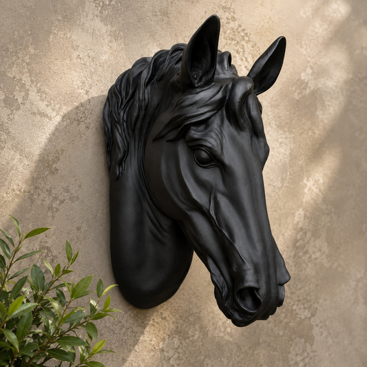 Luxury Horse Head Wall Sculpture