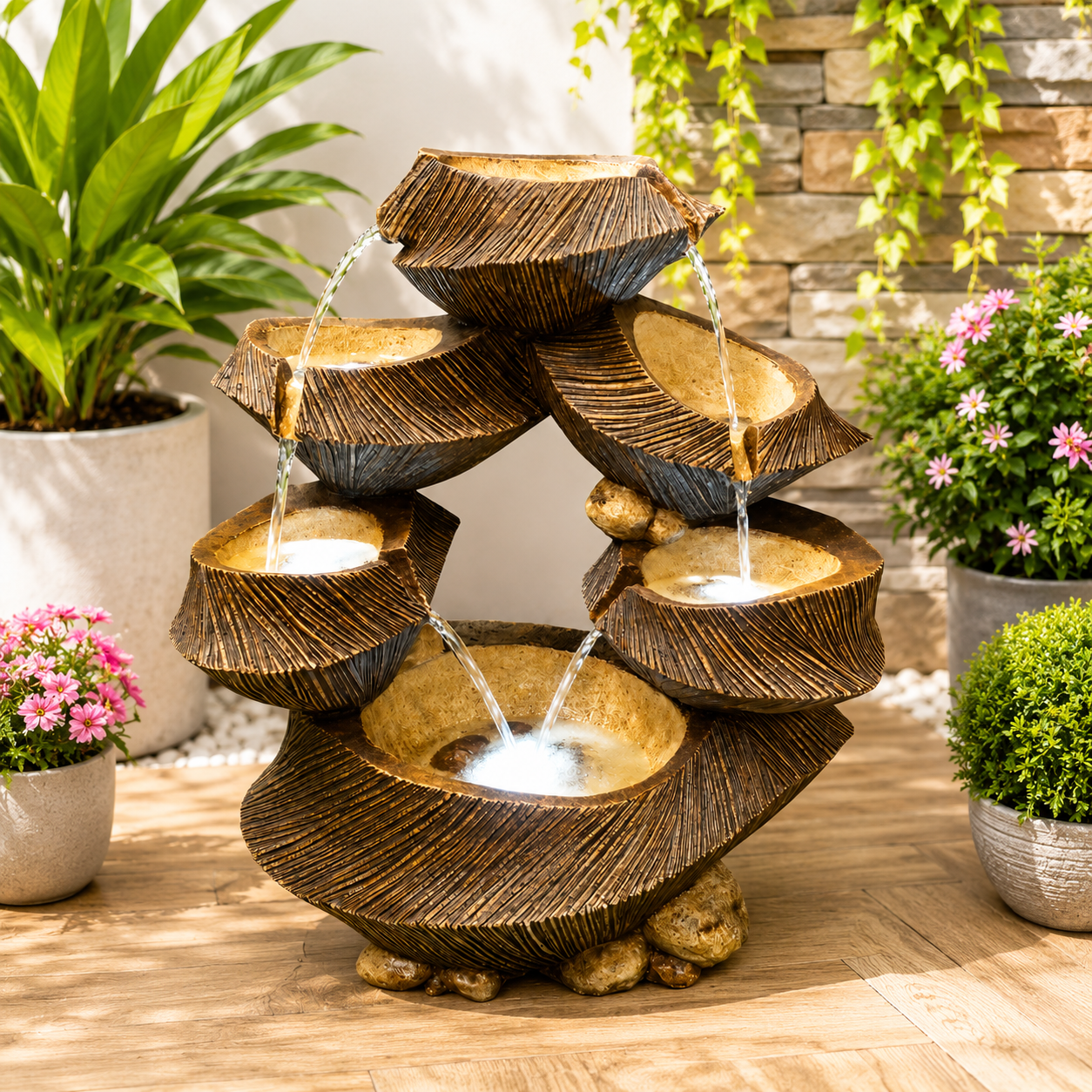 Harmony Flow Decorative Water Fountain